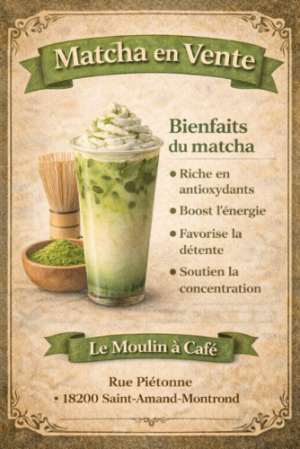 matcha en vente